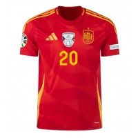 Dres Španielsko Pedri Gonzalez #20 Domáci ME 2024 Krátky Rukáv